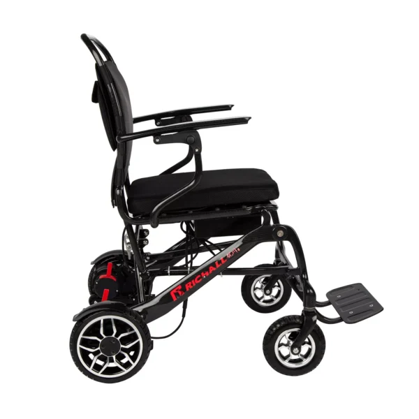 Ultra Light Folding Carbon Fiber Electric Wheelchair with Upgraded Intelligent Electromagnetic Braking System