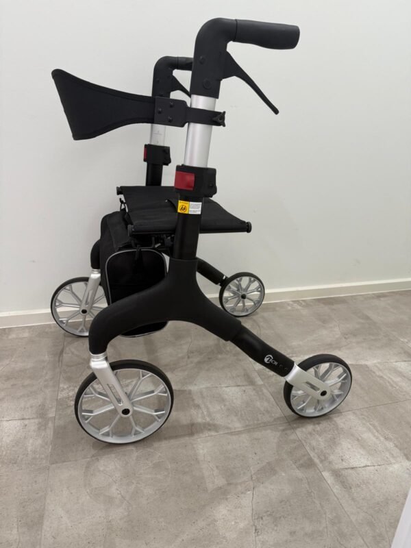 Aluminium Manhattan Rollator side view