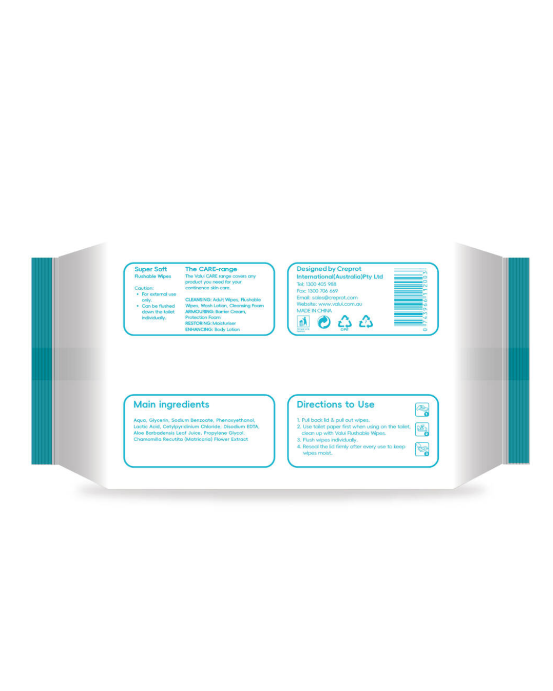 Valui Flushable Wipes